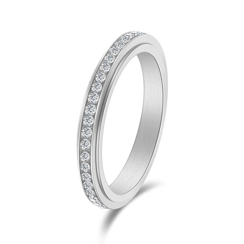 Sarahs Slim Fidget Spinning Ring