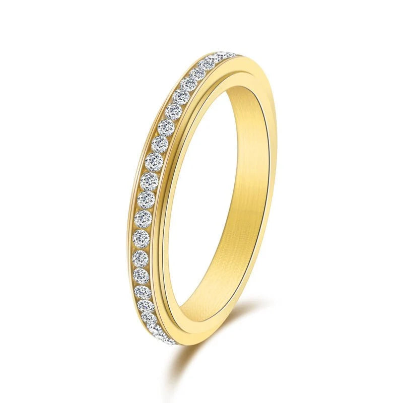 Sarahs Slim Fidget Spinning Ring