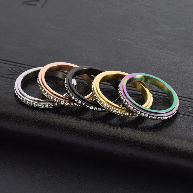 Sarahs Slim Fidget Spinning Ring