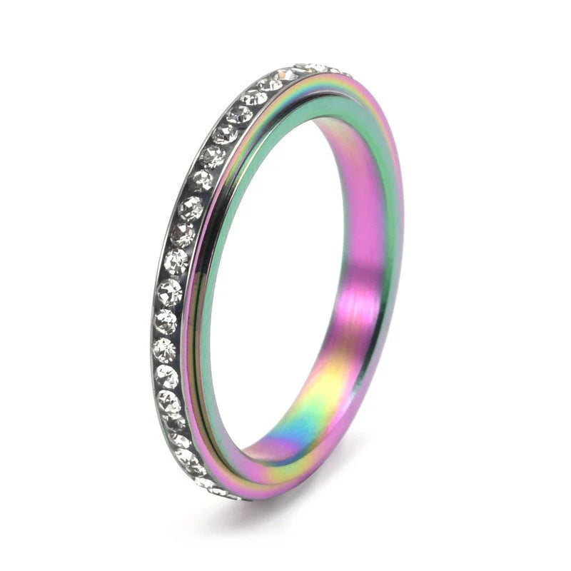 Sarahs Slim Fidget Spinning Ring