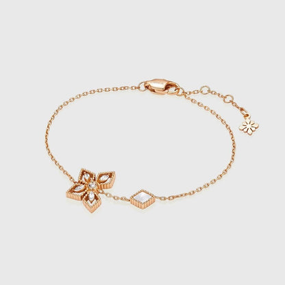 Floral Crystal Adjustable Bracelet 3