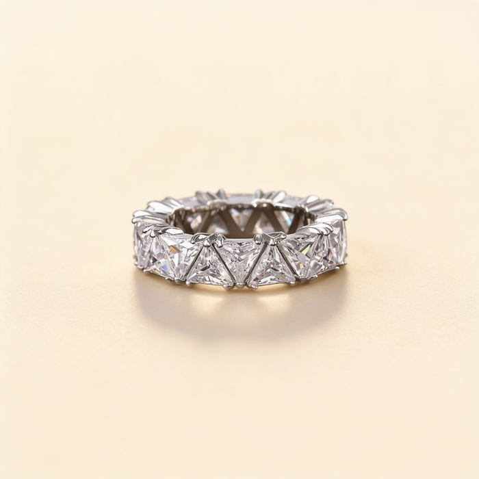 Vintage Triangle Stone Ring
