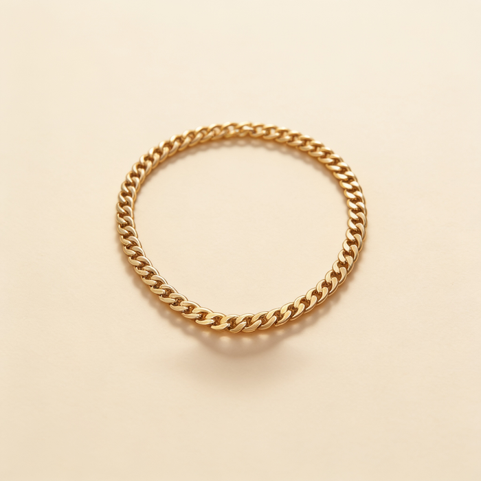 Cavaro Chunky Cuban Link Chain Necklace – Gold