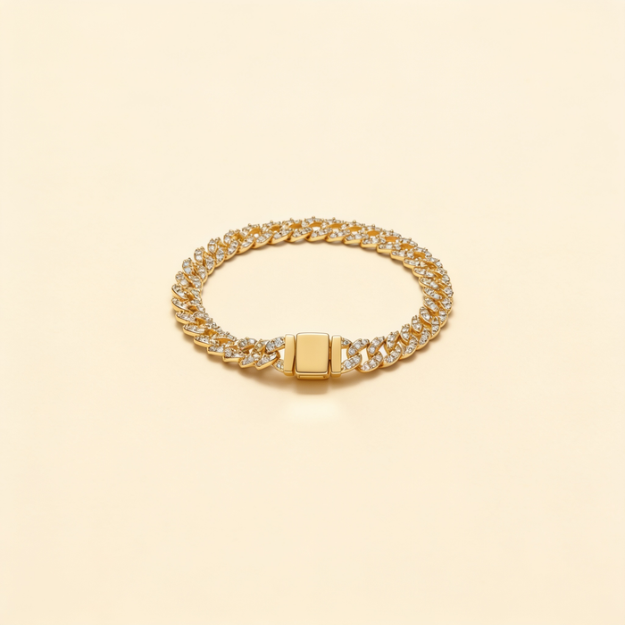 Pavé Cuban Bracelet