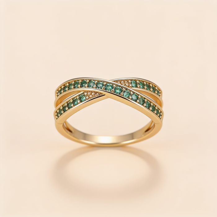 Emerald Flow Ring