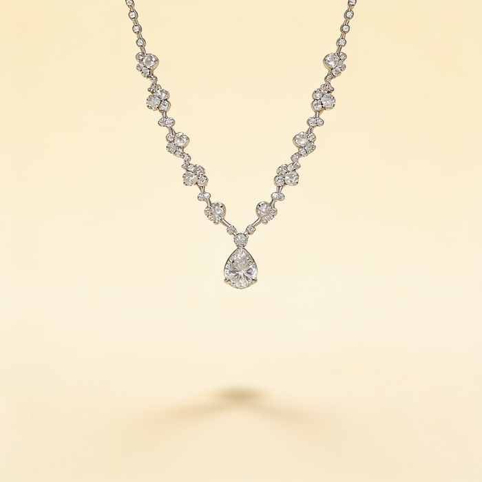 Elegant Diamond Bridal Necklace