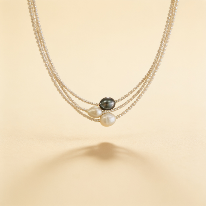 Antique-Inspired Pearl Necklace