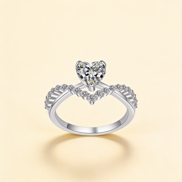 Love Shine Heart Ring