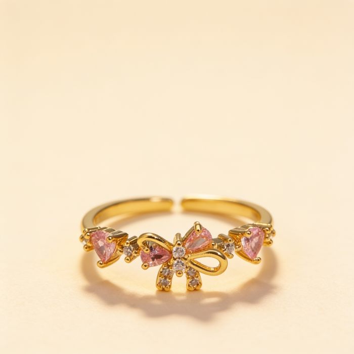 Bow Charm Ring