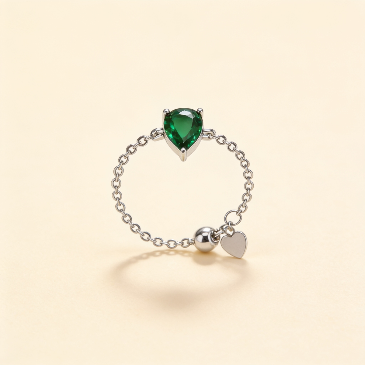 Colorful Rhinestone Open Ring