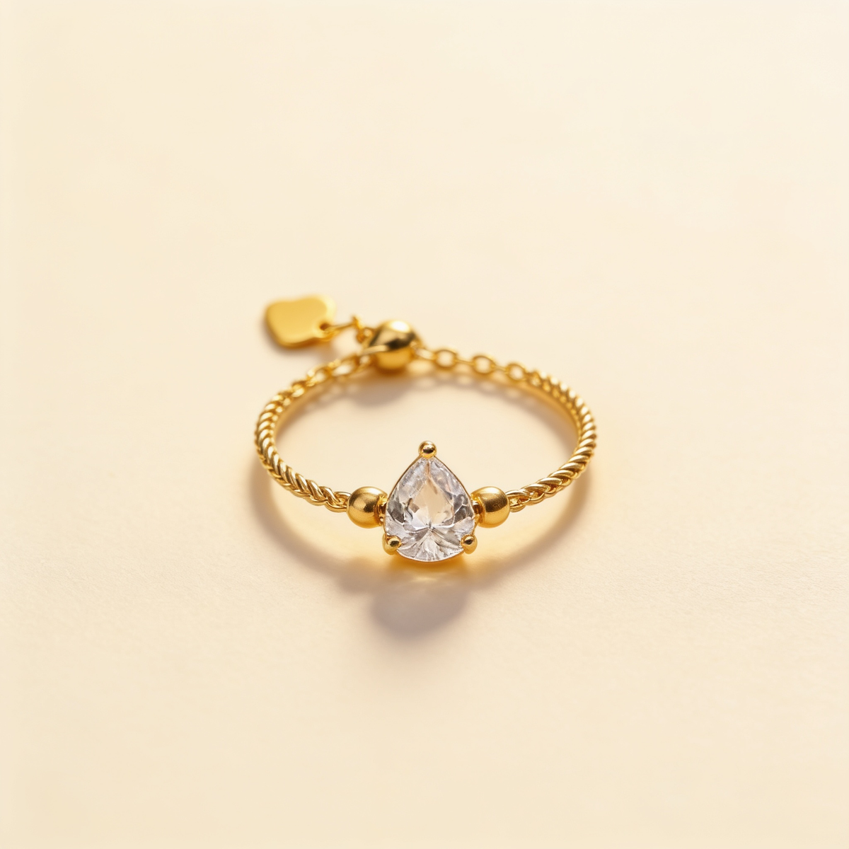 Colorful Rhinestone Open Ring
