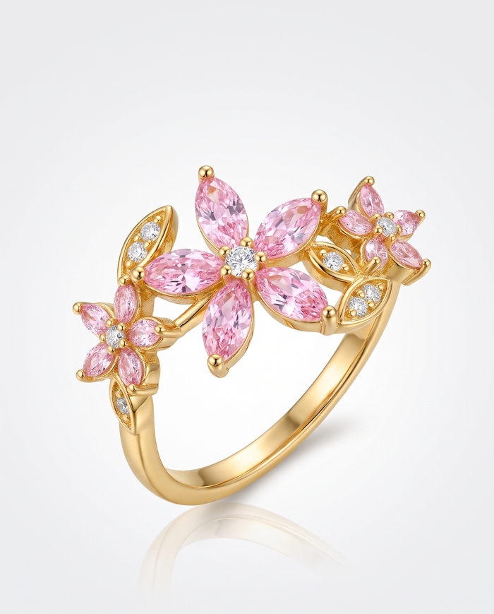 Pink Blossom Promise Ring