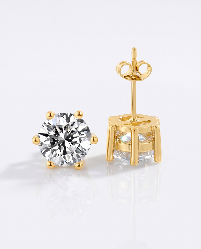 Tera Diamond Stud Earrings