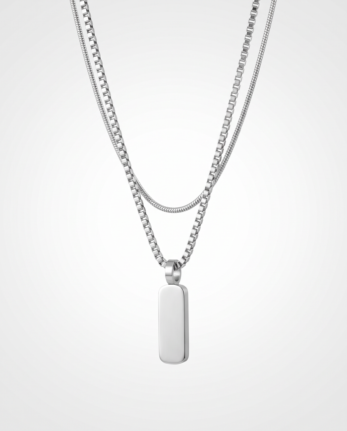 Minimal Pendant Necklace Duo