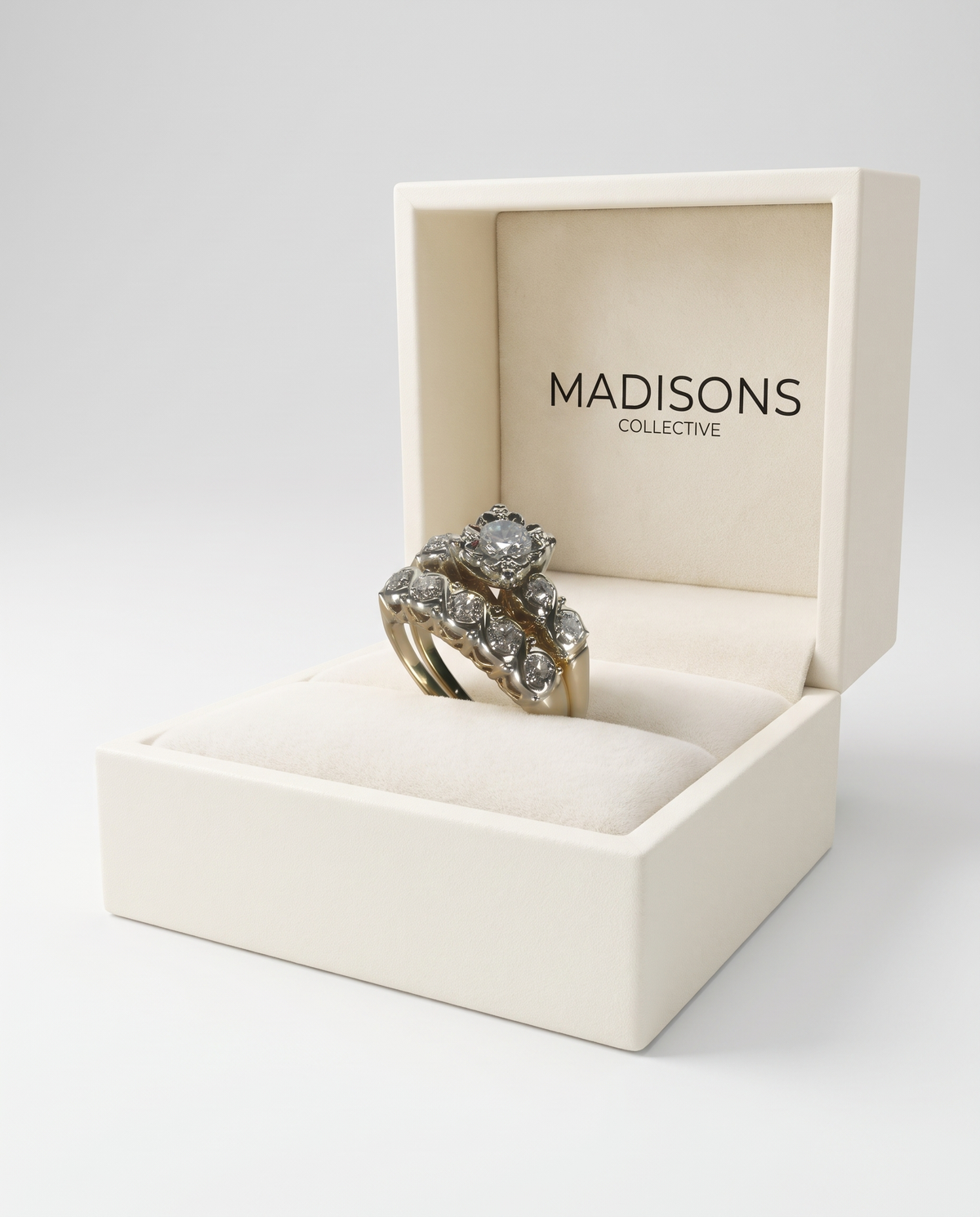 Vintage Radiant Gold Ring