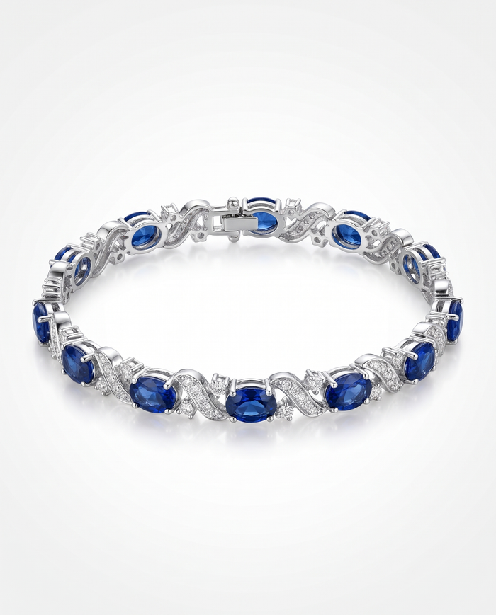 Giada Adjustable Sapphire Bracelet