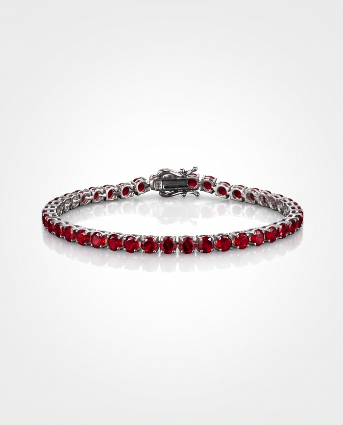 Ruby Tennis Bracelet