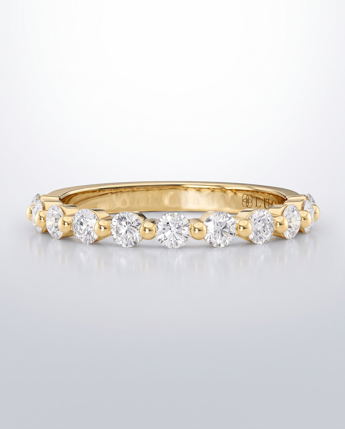 Chiesa Floating Shared Prong Diamond Band