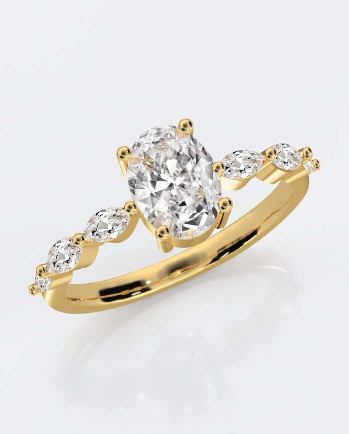 Elegant Aurora Statement Ring