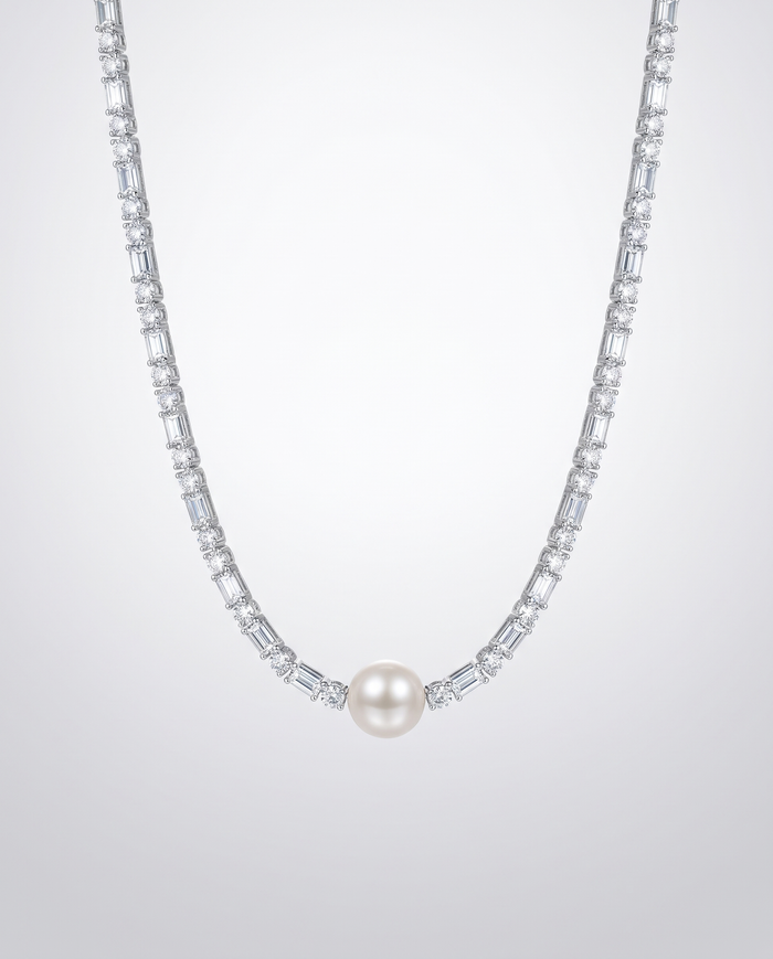 Elegant Pearl Choker Necklace