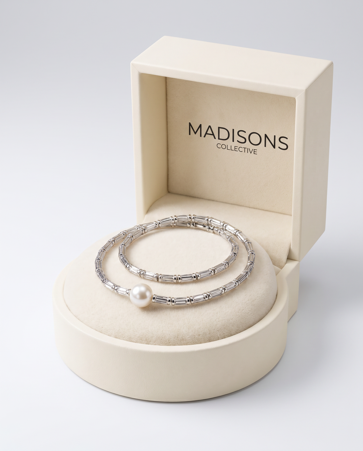 Elegant Pearl Choker Necklace