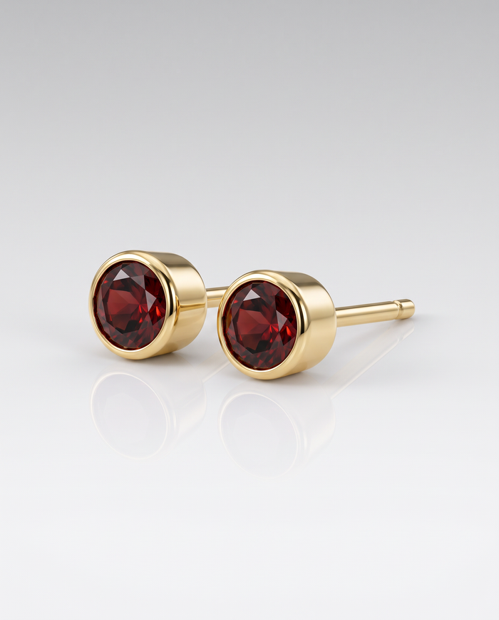 Mémoire Birthstone Studs