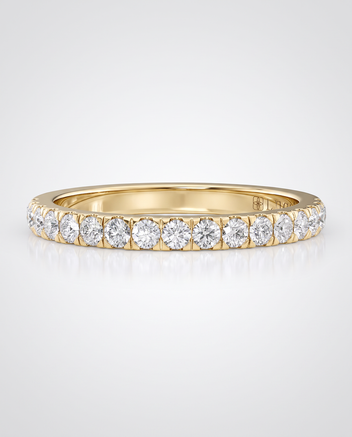 Corse Half Eternity Pavé Diamond Band