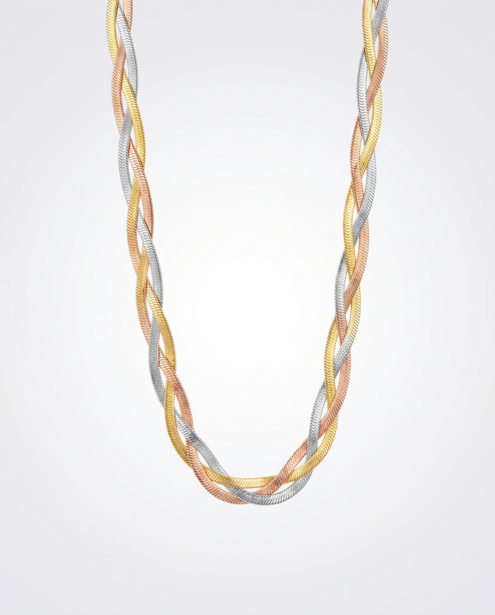 Chic Gold and Silver Necklace
