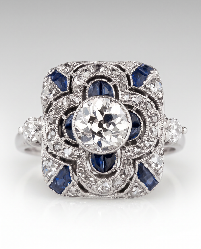 Elegant Sapphire Vintage Ring