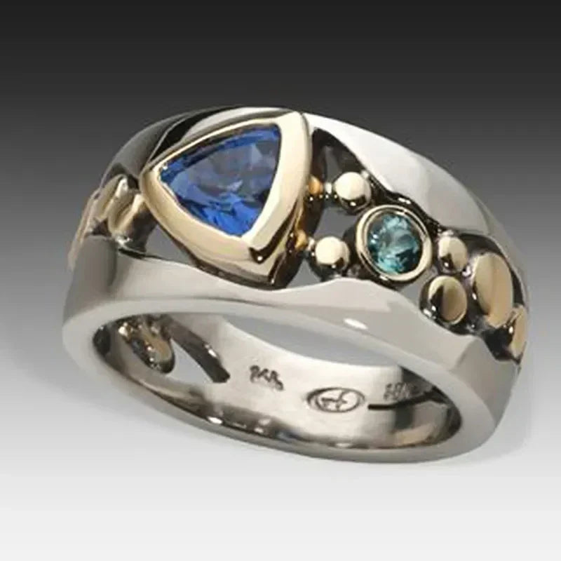 Antique Ice Gem Ring – White Gold