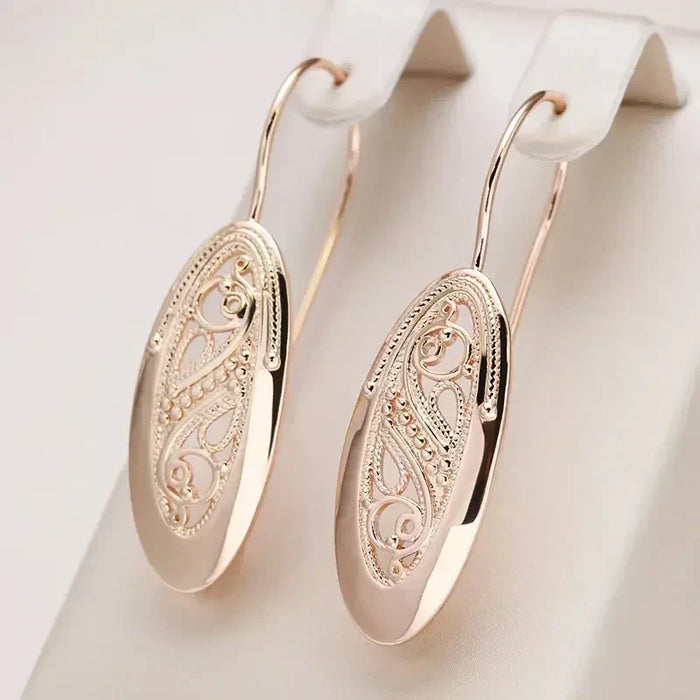 Opengleam Drop Earrings – Gold
