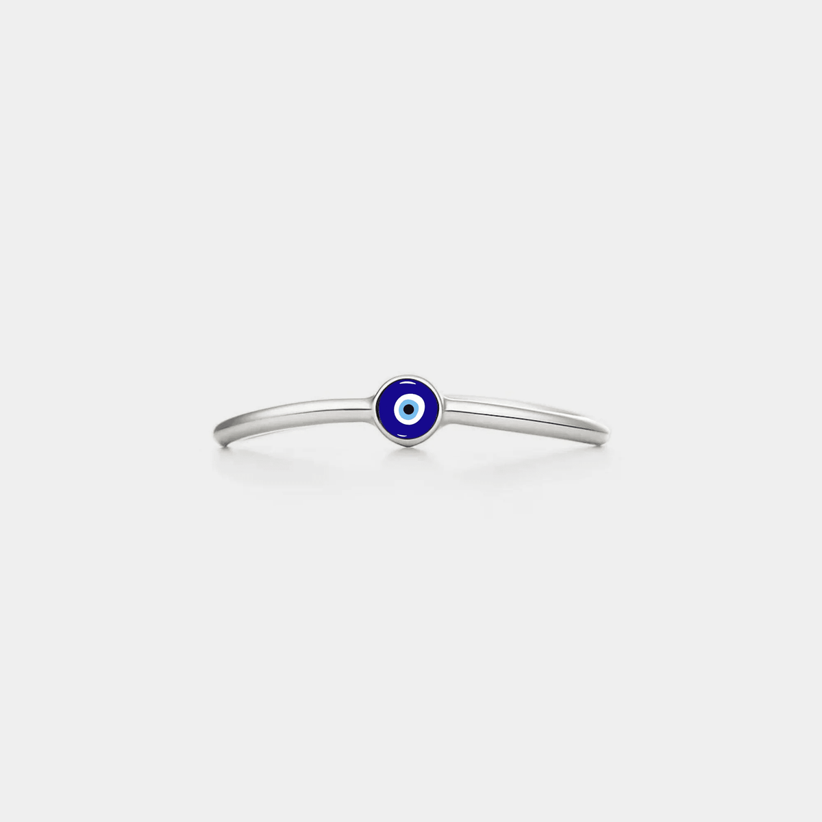 Blue Evil Eye Stacking Ring