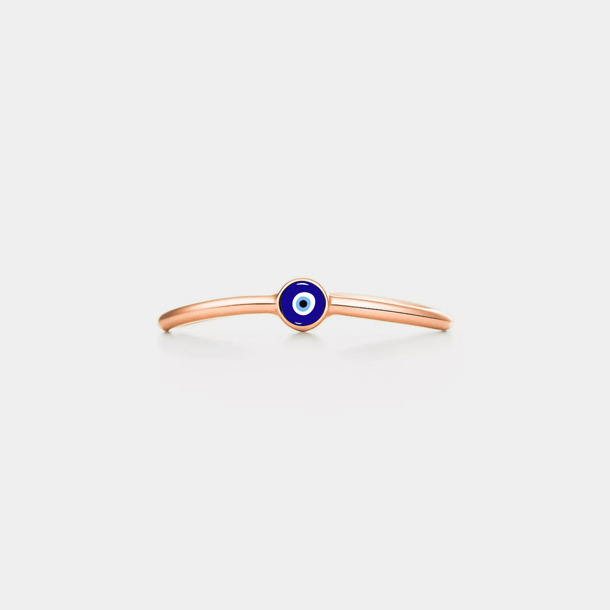 Blue Evil Eye Stacking Ring