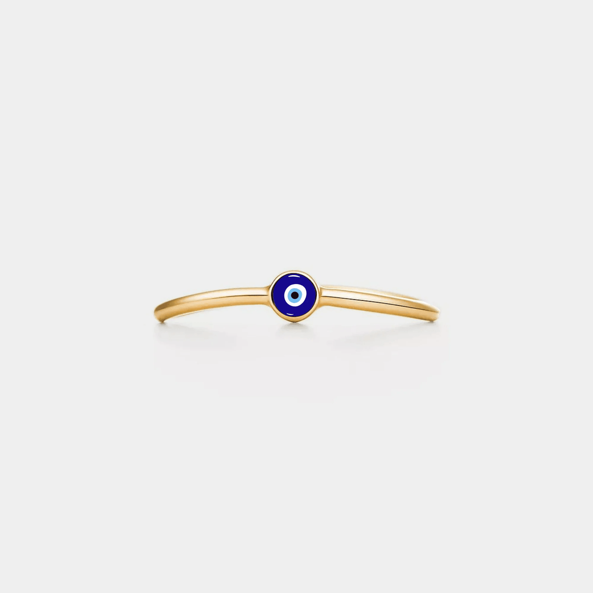 Blue Evil Eye Stacking Ring